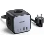 Ugreen DigiNest Pro 1 toma de CA Type-C 1,8 m 4 3680 W negro