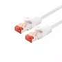 Cable de red LOGON TCR66SS050WH Cat6 SF/UTP (S-FTP) RJ-45 a RJ-45, 5 m, blanco