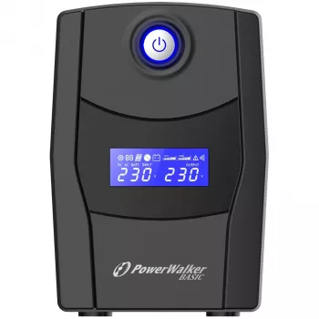 PowerWalker VI 800 STL Line-Interactive 800VA 2 salidas CA Torre Negro Sistema de alimentación ininterrumpida (SAI) (10121073)