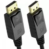 Cable DisplayPort Unitek Y-C609BK — 3 m, conector macho a conector macho, negro
