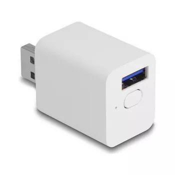 Enchufe inteligente DELOCK 11832 — enchufe inteligente Wi-Fi de interior, 2 A, 2400 MHz, blanco