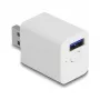 Enchufe inteligente DELOCK 11832 — enchufe inteligente Wi-Fi de interior, 2 A, 2400 MHz, blanco