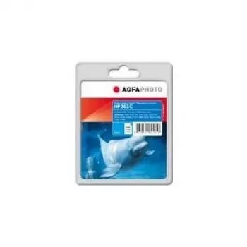 AgfaPhoto 5.5 ml - cian - compatible - cartucho de tinta (alternativa a: HP 363, HP C8771EE)