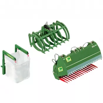 Siku set de herramientas de cargador frontal Bressel & Lade accesorio de maqueta