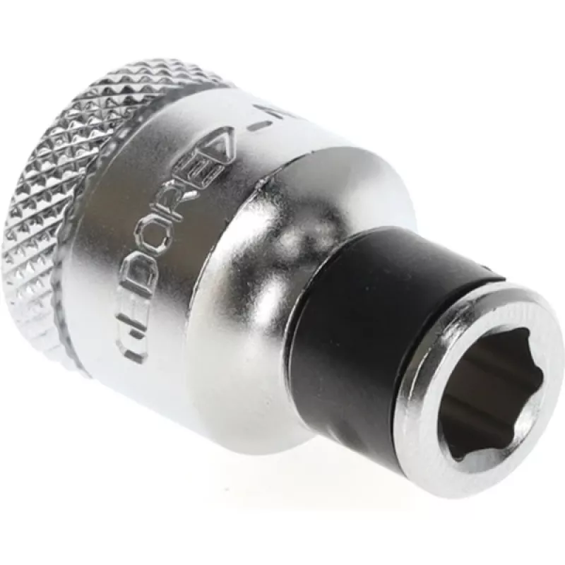 Gedore 1973312 adaptador de puntas, cuadrado de 3/8″ a hexagonal de 1/4″, cromado