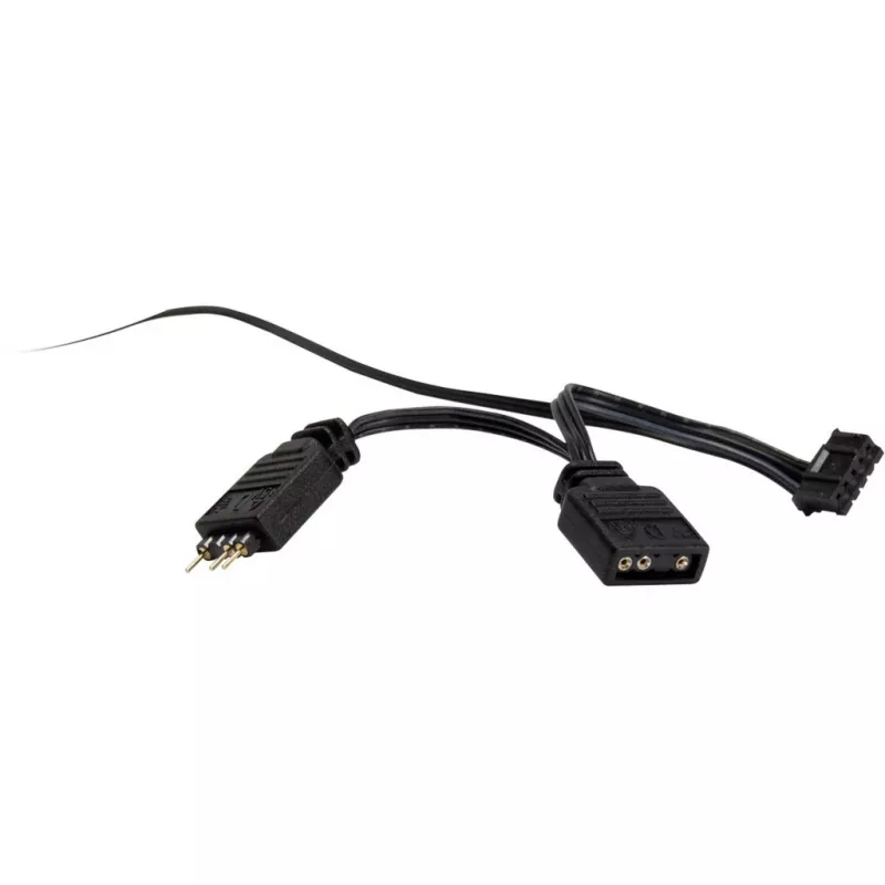 Inter-Tech 88885539 Argus RS-141 RGB ventilador de caja, 140x140x25 mm, 1200 rpm, negro