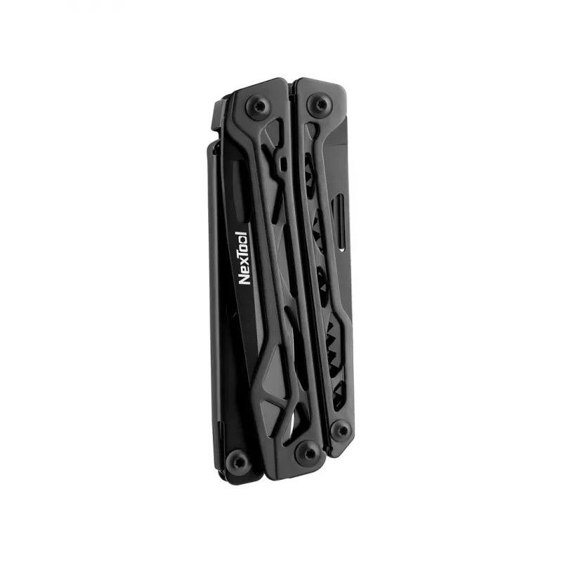 Multitool Nextool NE20151 – 11-en-1 multitool plegable, negro, longitud plegado 10,6 cm, peso 256 g, profundidad 21 mm, anchura 36 mm