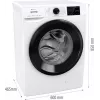 Lavadora de carga frontal Gorenje WPNEI84SASWIFI/PL 8 kg 1400 rpm Wi-Fi blanca, motor inverter