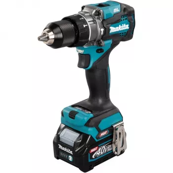 Makita HP001GD201 - Martillo perforador/Atornillador - Inalámbrico - 2 velocidades - Portabrocas de llave 13 mm - 140 N·m - 2 baterías, cargador incluido - 40 V (HP001GD201)