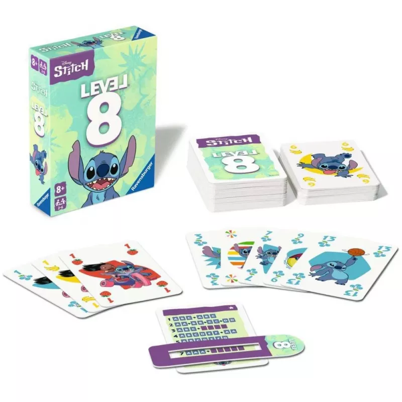 Disney Stitch Level 8, juego de cartas