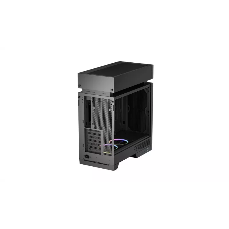 Caja de PC DeepCool CL660 Negra — ATX/Micro-ATX/Mini-ITX, cristal templado, 2x3,5