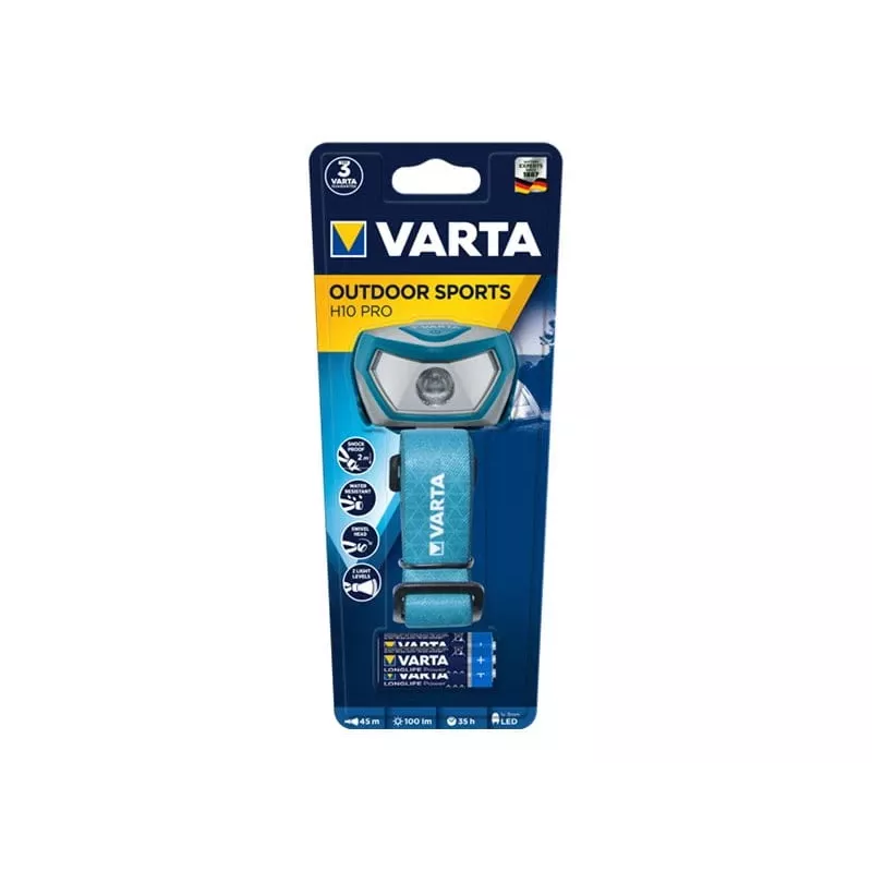 Linterna frontal Varta 16650 101 421 color aguamarina