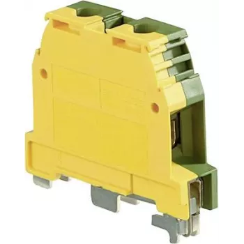 Borne de puesta a tierra de protección ABB 12 mm tornillos asignación: tierra verde-amarillo 1SNA 165 130 R2300 1 ud. (1SNA 165 130 R2300)