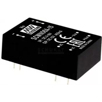 Fuente de alimentación/inversor MEAN WELL SCWN06C-03, entrada 36–72 V, salida 6 W