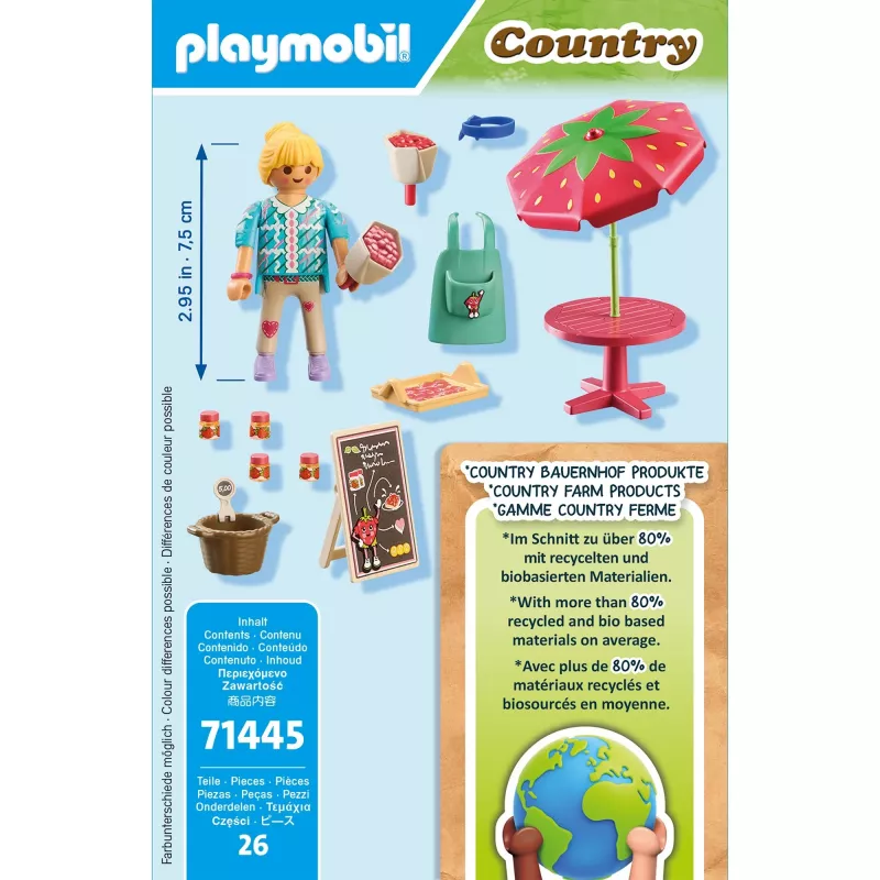 Playmobil Country Puesto de mermelada de fresa casera