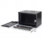 DIGITUS SOHO Pro DN-49203-SET 19" 7U set de red para montaje en pared con accesorios, 540 x 400 mm, negro
