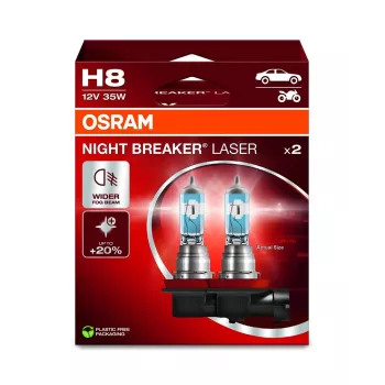 Lámpara de faro Ledvance Night Breaker Laser H8 12V 35W PGJ19-1