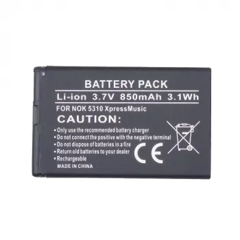 Batería extra digital BL-4CT 3.7V 1020mAh para Nokia 2720 5310 6600 7310 X3