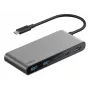 Hub Belkin CONNECT USB-C 7 en 1 con puertos USB-C duales si. AVC023hqSGY