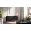Cómoda Cama 3D PALAZZO BIS 151x40x75 negro mate