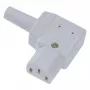 Conector de corriente C13 Bachmann 915.970 Gris