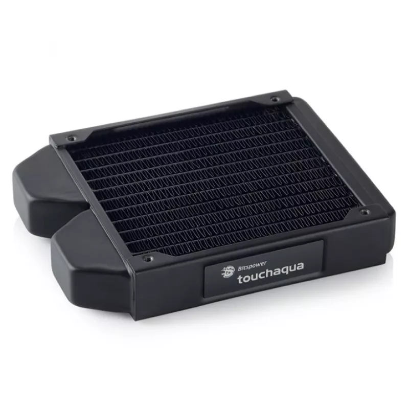 Radiador 120mm BitsPower Tarasque BPTA-NLSS120-F2PB – radiador delgado para un ventilador de 120 mm