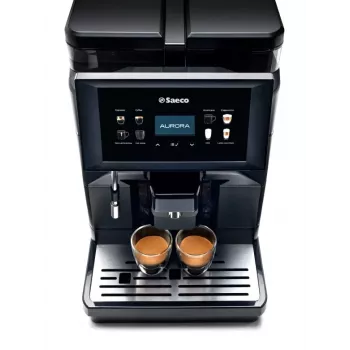 Cafetera superautomática Saeco AURORA M2 — 1900 W, depósito de agua de 4 l, depósito de café de 1,2 kg, molinillo y espumador de leche integrados, pantalla táctil TFT