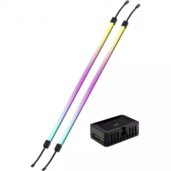 Corsair iCUE LINK LS430 Aurora RGB kit de tira de luz, 430 mm, negro