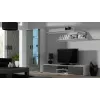 Soporte de TV Cama SOHO 180 blanco/gris brillante