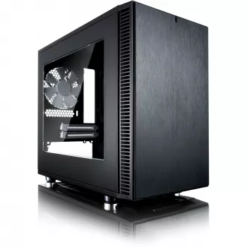 Fractal Design Define Nano S - Window - torre - ITX - sin fuente de alimentación (ATX) - negro - USB/audio (FD-CA-DEF-NANO-S-BKW)