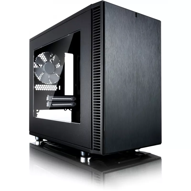 Fractal Design Define Nano S - Window - torre - ITX - sin fuente de alimentación (ATX) - negro - USB/audio (FD-CA-DEF-NANO-S-BKW)
