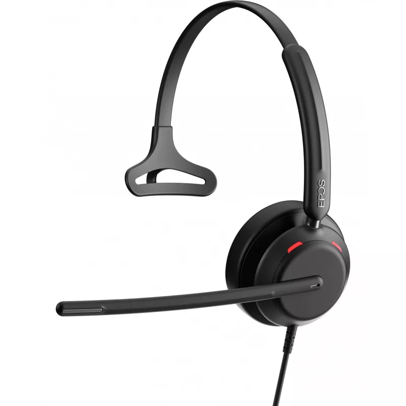 Epos IMPACT 730, auricular mono, con cable, 3 micrófonos digitales, tecnología Super-Wideband