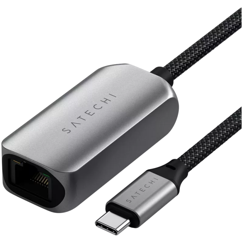 Adaptador USB-C Satechi (1x conector macho USB-C 1x Gigabit LAN (1/2,5 Gbit/s)) ST-AE25M