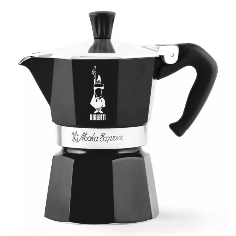Bialetti Moka Express Cafetera moka Negro