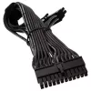 Cable de extensión SILVERSTONE 24-Pin ATX SST-PP06BE-MB35, 350 mm, negro