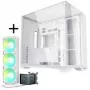 Lian Li O11 Vision Compact + TRYX PANORAMA SE ARGB Refrigeración Líquida Completa - Blanco, 360 mm
