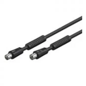 Wentronic 50728 cable coaxial negro
