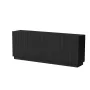 Cómodas Cama LIVERTI 2000x420x780 mm, negras, cuerpo de aglomerado, 16 mm