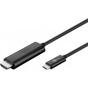 Goobay Cable adaptador USB 3.1 Type-C™ a High Speed HDMI™, 1,8 m - Conector macho USB-C™ > Conector macho estándar HDMI™ (Type-A) (77528)