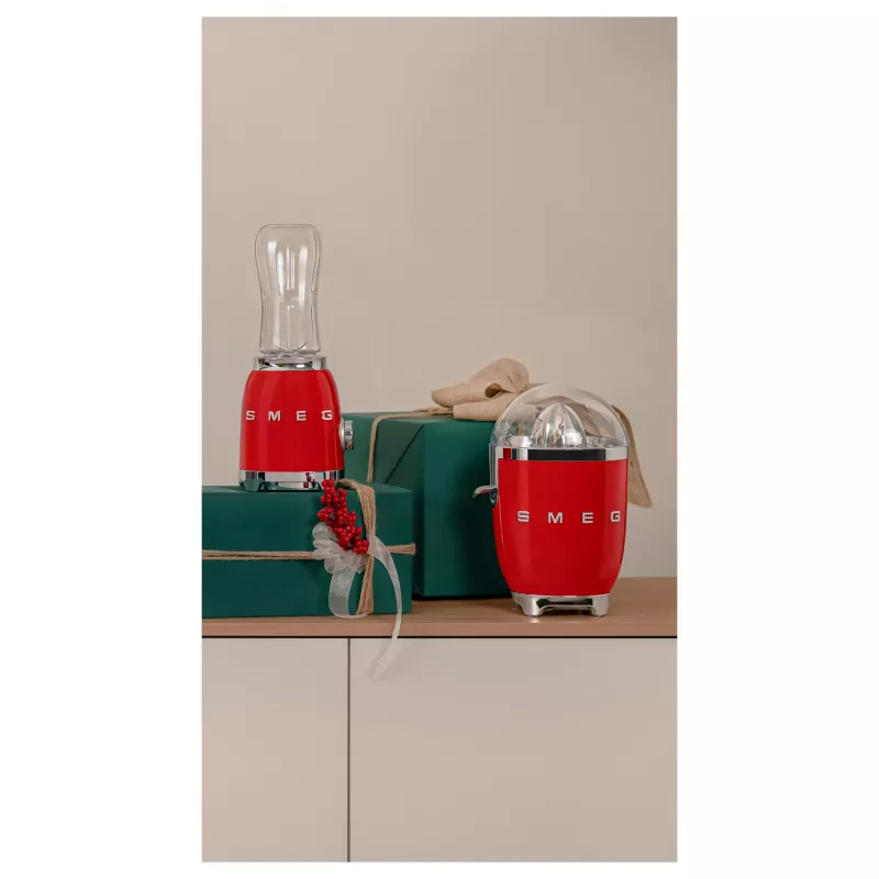 Exprimidor eléctrico de cítricos Smeg CJF11RDEU 70 W Rojo Acero inoxidable
