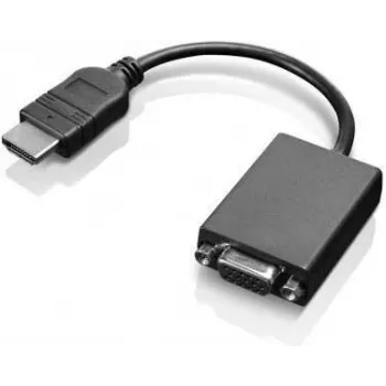 Adaptador HDMI a VGA Lenovo 03X7277 — convertidor de vídeo pasivo, compatible hasta 1080p