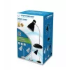 Lámpara de mesa Esperanza ELD113S E27 12 W LED plateada