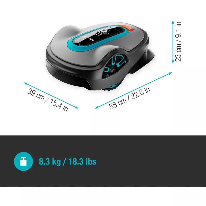 Robot cortacésped Gardena smart SILENO life