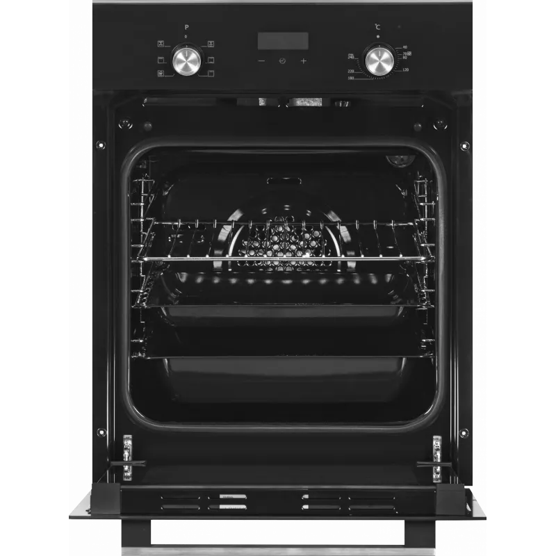 Horno empotrable SIMFER 4207DERSP.1 — 47 L, multifunción, mandos manuales emergentes, negro, 59,5×45 cm