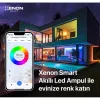 XENON Smart X7021 bombilla LED RGB inteligente, 9 W, Wi-Fi, Bluetooth, blanco