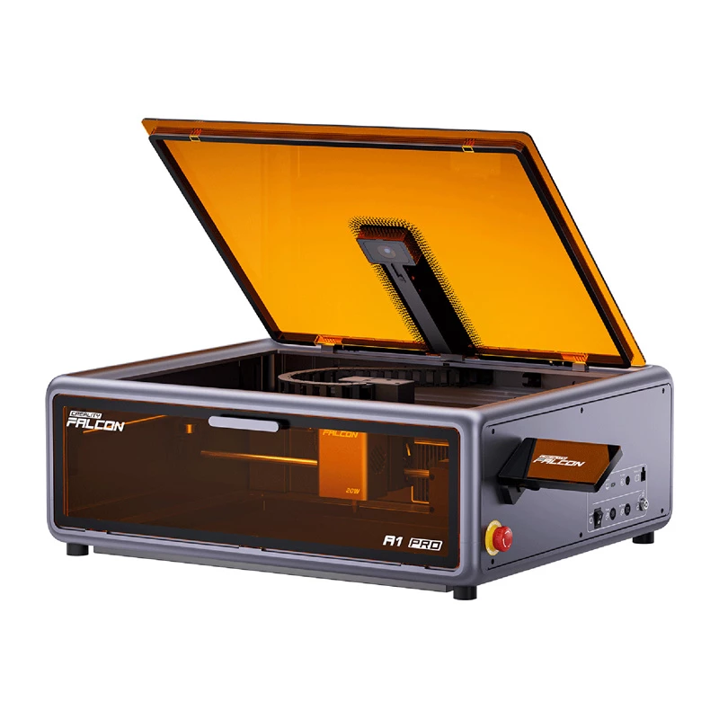 Grabador láser Creality Falcon A1 Pro 20W — módulo de grabado y corte láser de sobremesa