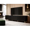 Mueble RTV Cama PAFOS 200x42x52 negro mate
