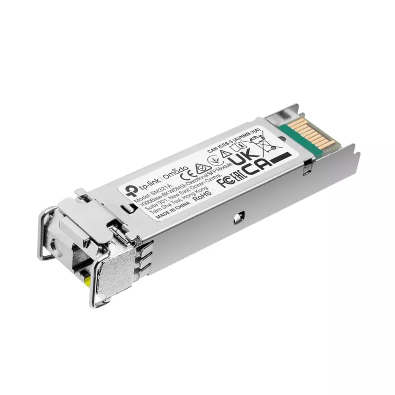 Módulo SFP bidireccional TP-Link 1000Base-BX WDM, fibra óptica, 1250 Mbit/s, SFP, LC (UPC), 9/125 µm, 10000 m