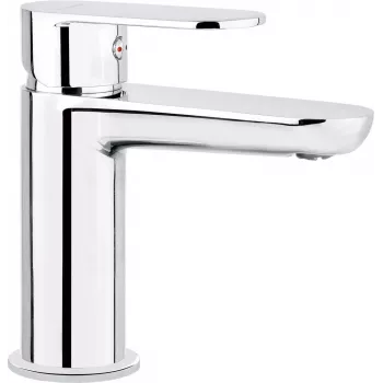 Grifería de lavabo Deante Alpinia BGA_020M – monomando de lavabo vertical en cromo