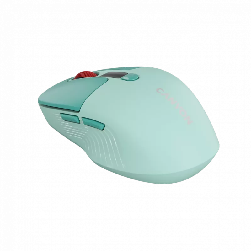 Ratón Canyon MW-26 – óptico inalámbrico 2 en 1 Bluetooth / 2,4 GHz – silencioso – verde